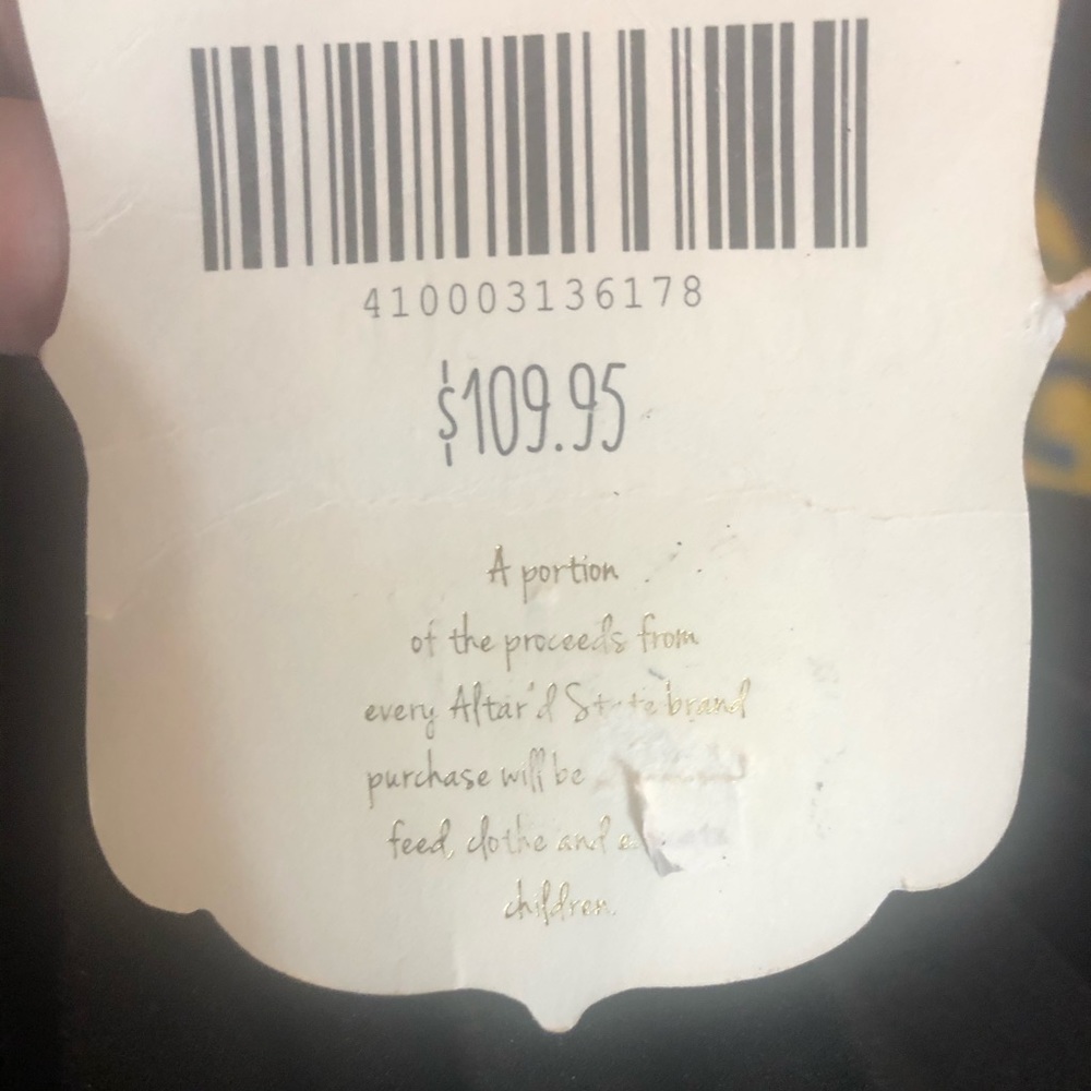 Altar’d State Off the Shoulder Pleated Maxi Black - Picture 5 of 6